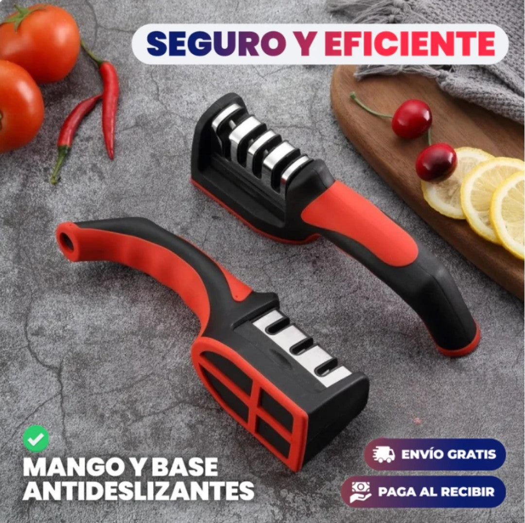 AFILADOR DE CUCHILLOS DE 3 PASOS®