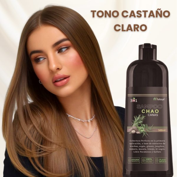 Chao Canas® | Shampoo Cubre Canas 3 en 1